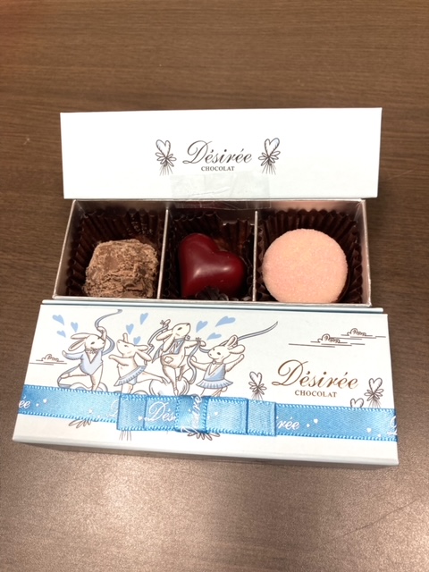 株式会社Daska＆Desiree様より、チョコレートをいただきました | 社会